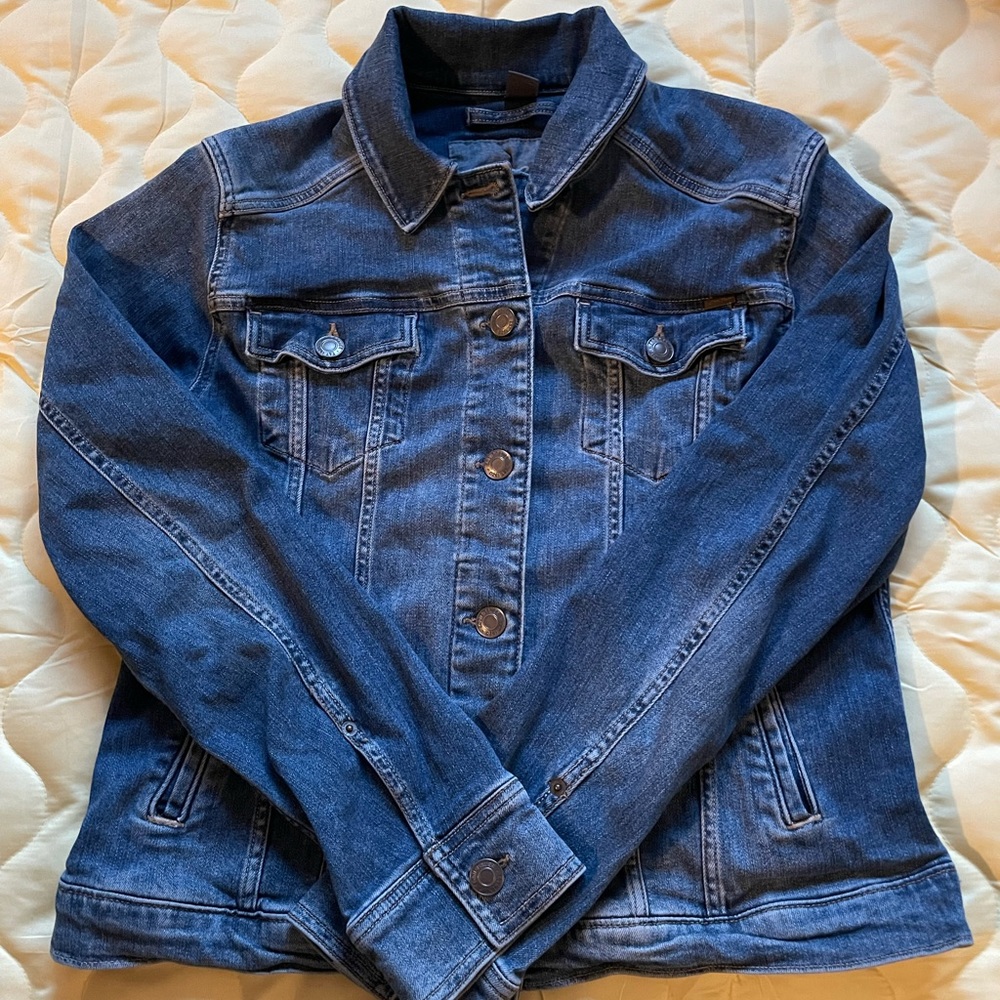 EDDIE BAUER womens Jean jacket size medium